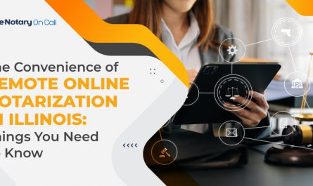 Remote Online Notarization in Illinois