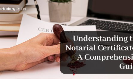 Notarial Certificate