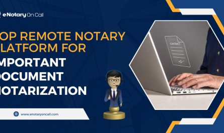 Remote Notary Platform