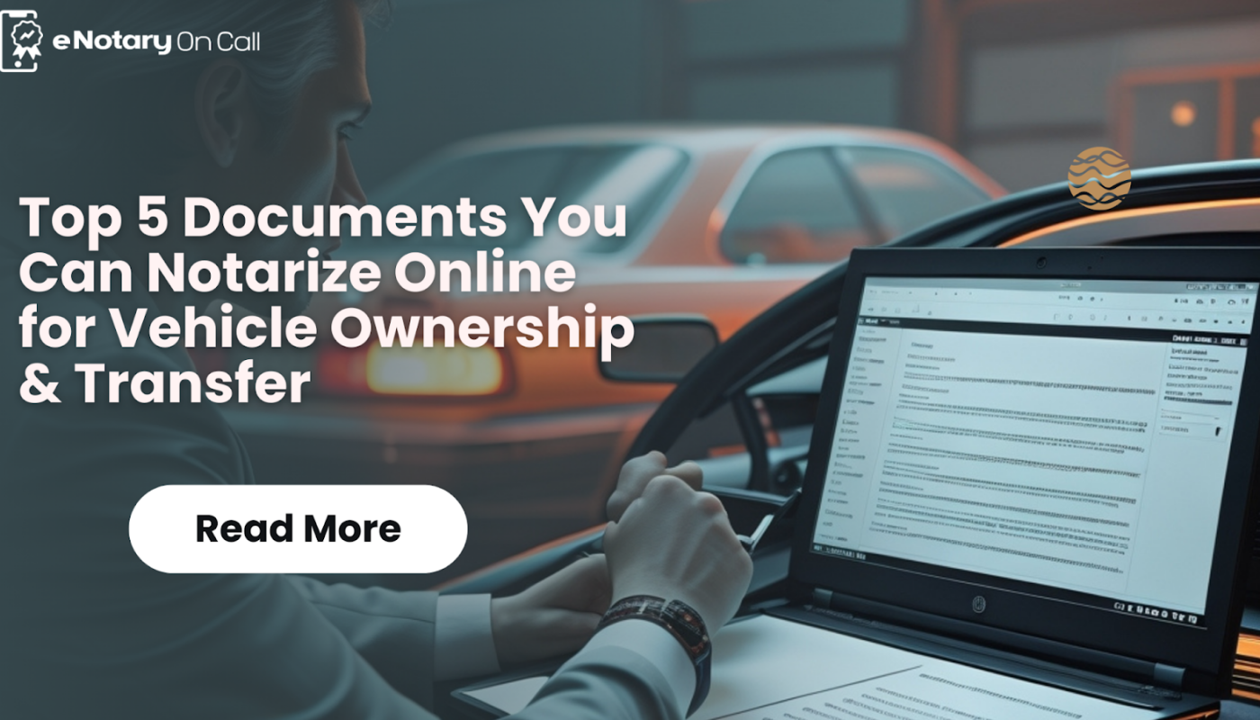 Remote online notary