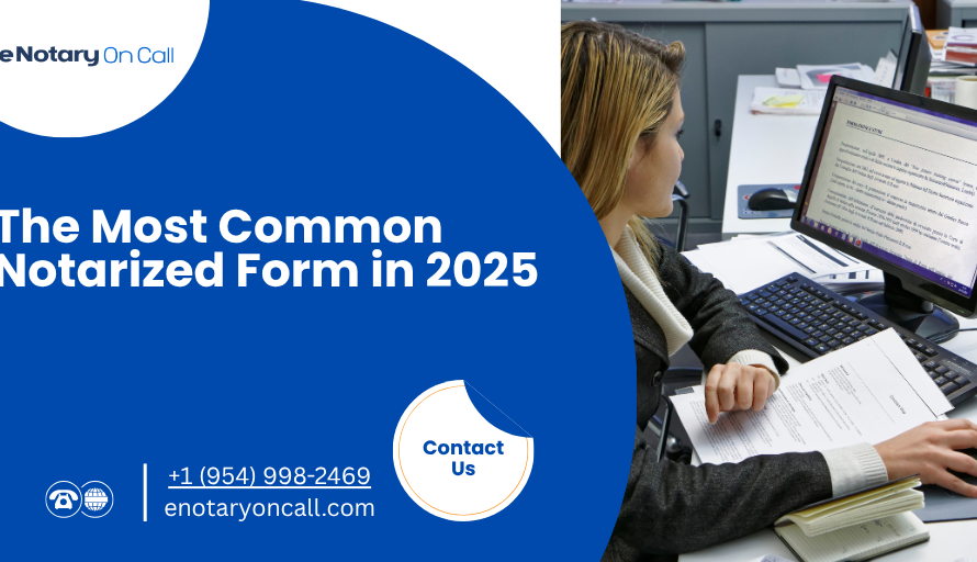 The Most Common Notarized Form in 2025