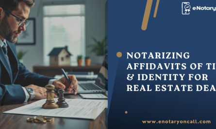 Online Affidavit Notarization