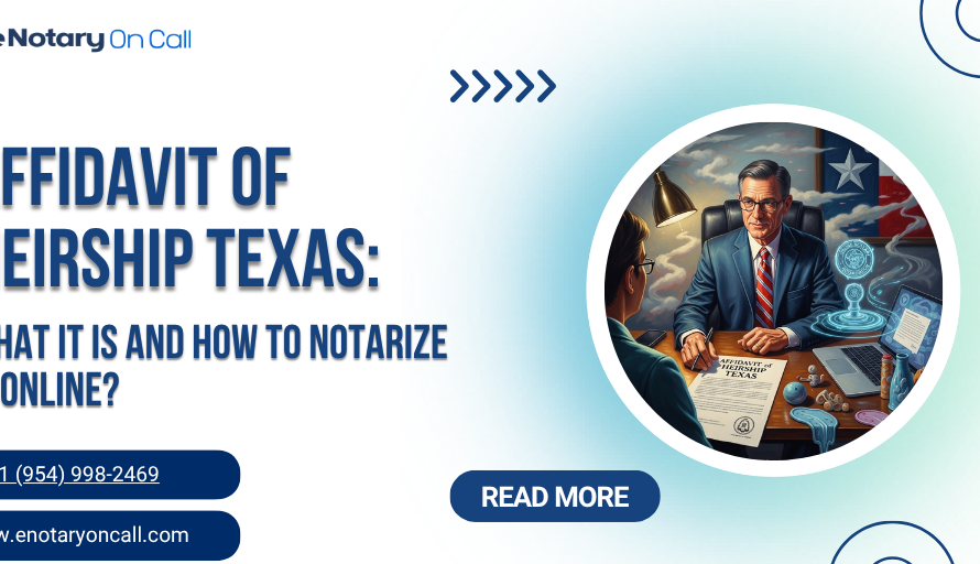 Affidavit of Heirship Texas: What and How to Notarize It Online?